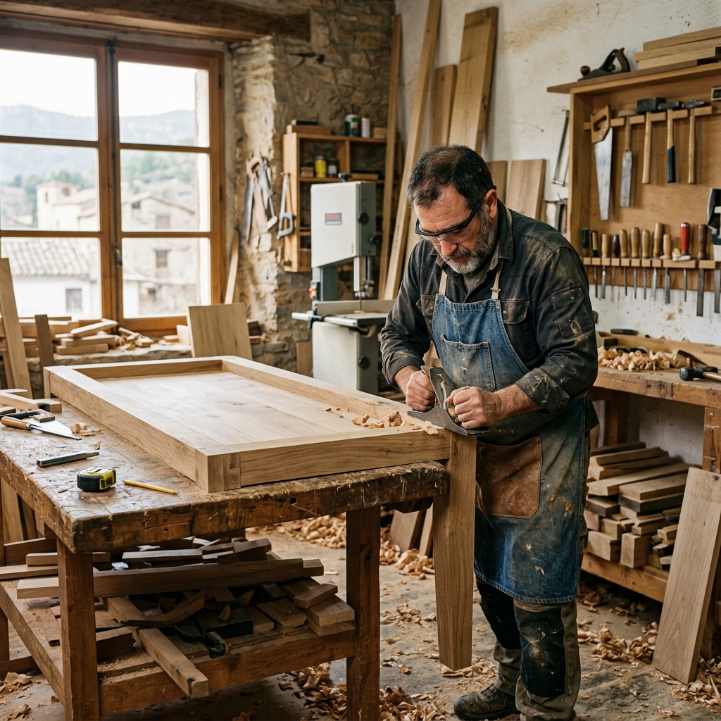 Carpenter working